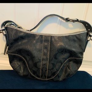 💼authentic Coach “Soho” bag with snakeskin strap